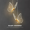 Lighting Modern  –  Panoch Acrylic Butterfly Chandelier Lamparas Colgantes Para Techo Lustres Quarto Room  Decor Pendant Lights Suspension Luminaire