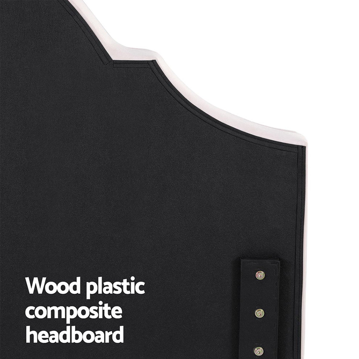 Artiss Queen Bed Frame with Storage Scalloped Velvet Headboard Wooden Platform Base