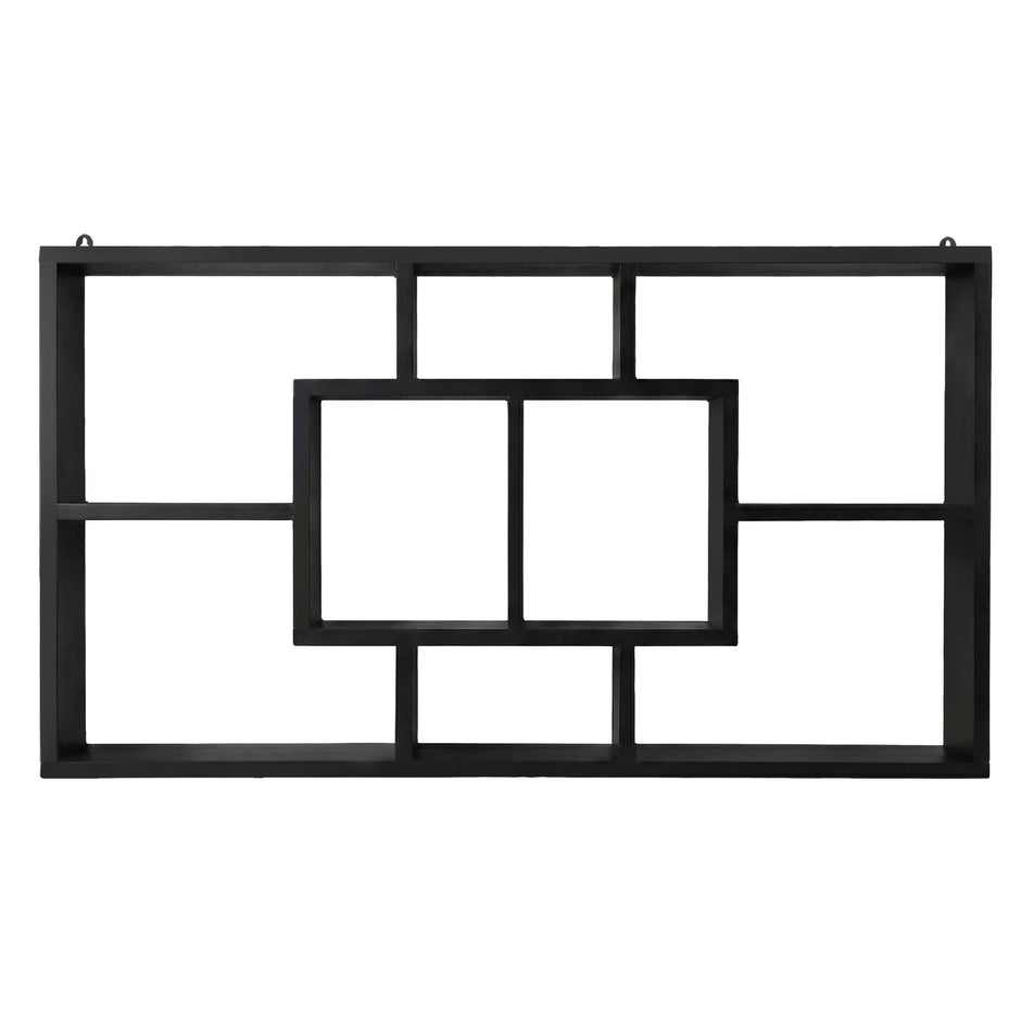 Artiss Floating Wall Shelves Bookshelf Black