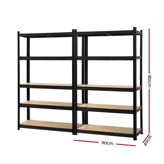 NNEDSZ  2X1.8M Shelving Garage Storage Racking Steel Metal Shelves