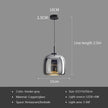 Lighting Modern  –  Glass Pendant Light light luxury pendant Lamp Deco Nordic Led Hanging Light Fixtures Bedroom Modern Luminaire Suspension lamp