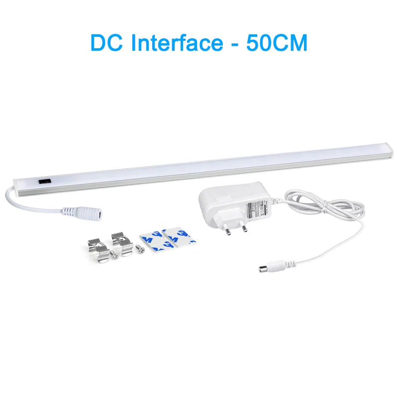 Lighting Modern  –  LED Light Under Cabinet Lights For Kitchen Hand Sweep Switch PIR Motion Sensor Closet Wardrobe Lamp 30/40/50cm Led Night Light