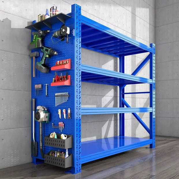 High-quality Shelf Systems Are Easy to Assemble Household Steel Warehouse Shelves and Storage Shelves Factory Wholesale Prices