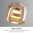 Lighting Modern  –  Glass Pendant Light light luxury pendant Lamp Deco Nordic Led Hanging Light Fixtures Bedroom Modern Luminaire Suspension lamp