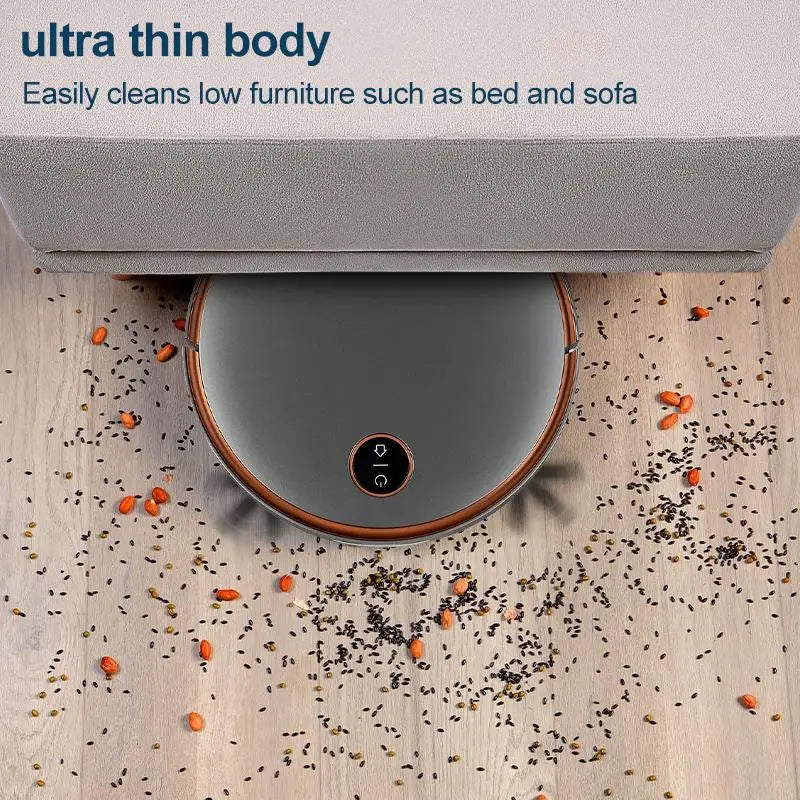 NEW 5000Pa Robot Vacuum Cleaner 3 In 1 Suction Sweeping Mopping Automatic Rechargable Cleaning Sweep Floor for Home Office