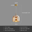 Lighting Modern  –  Glass Pendant Light light luxury pendant Lamp Deco Nordic Led Hanging Light Fixtures Bedroom Modern Luminaire Suspension lamp