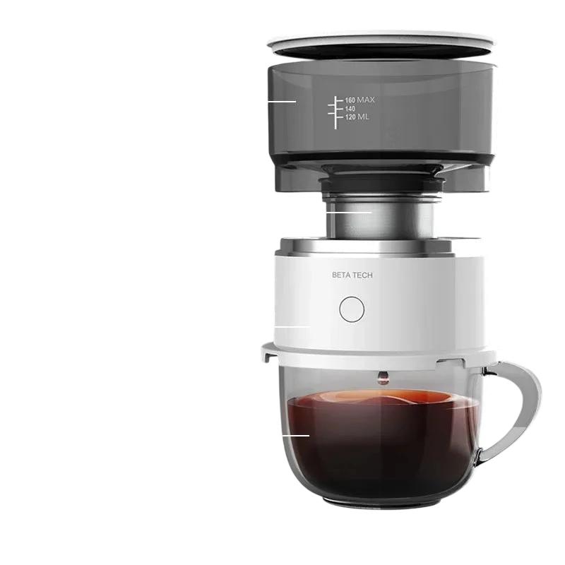 Mini Coffee Maker Hand-Pressed Coffee Machine Cafetera Coffee Grinder Automatic Hand Drip Coffee Americano Maker Coffeeware