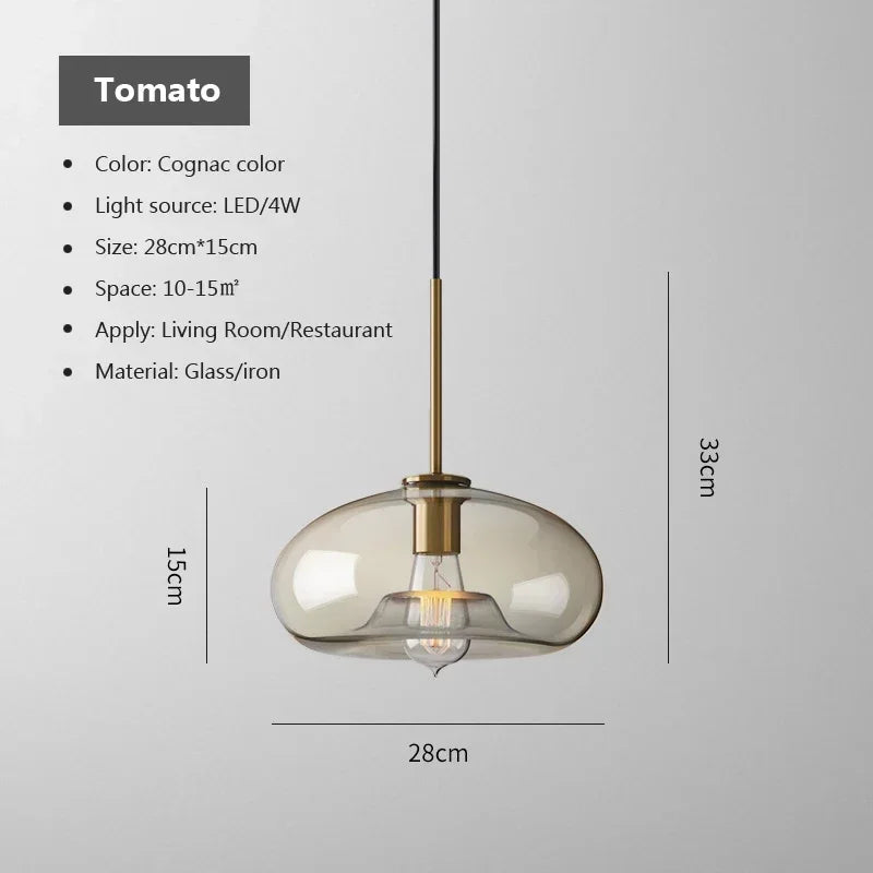 Lighting Modern  –  Modern Glass Pendant Light for Living Dining Room Corridor Kitchen Dining Table Bedroom Bedside Hanging Lamp Lighting Fixture