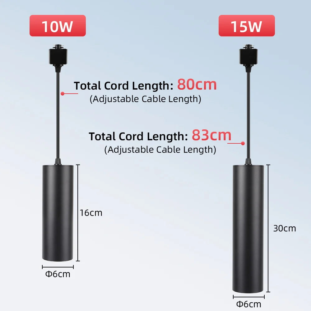 Lighting Modern  –  LED Track Pendant Light Hanging Decoration Ceiling Lighting Fixture Suitable for Living Rooms Dining Rooms Kitchen Pendant Light