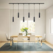 Lighting Modern  –  LED Track Pendant Light Hanging Decoration Ceiling Lighting Fixture Suitable for Living Rooms Dining Rooms Kitchen Pendant Light