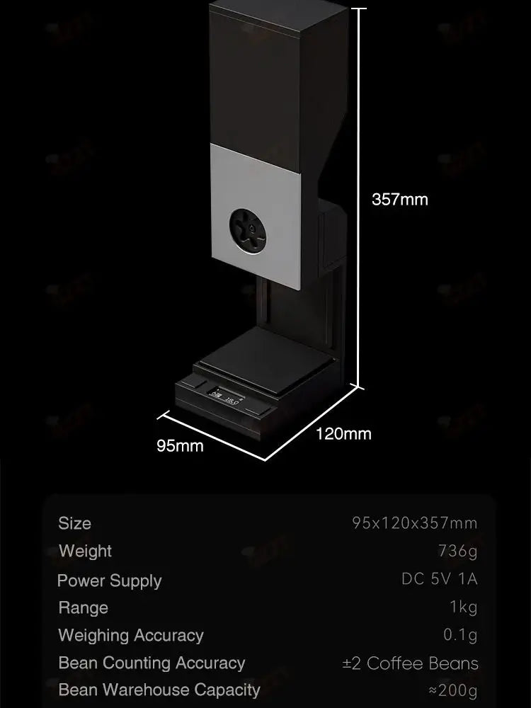 GZZT SDJ Automatic Coffee Bean Counting Machine Coffee Tool Dispenser for Single-Origin Coffee Beans Espresso Packing Machine