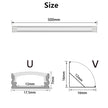 Lighting Modern  –  LED cabinet bar light  5730 36LEDs Kitchen light under furniture 12V DC 50cm profile aluminum led hard strip Linear lights