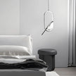 Lighting Modern  –  Magpie Bird LED Cord Pendant Lamps AC85-265V Indoor LED Chandelier Lights for Bedside Bedroom Indoor Black Silver Hanging Lights