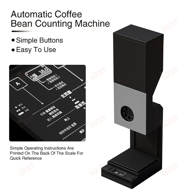 GZZT SDJ Automatic Coffee Bean Counting Machine Coffee Tool Dispenser for Single-Origin Coffee Beans Espresso Packing Machine