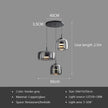 Lighting Modern  –  Glass Pendant Light light luxury pendant Lamp Deco Nordic Led Hanging Light Fixtures Bedroom Modern Luminaire Suspension lamp