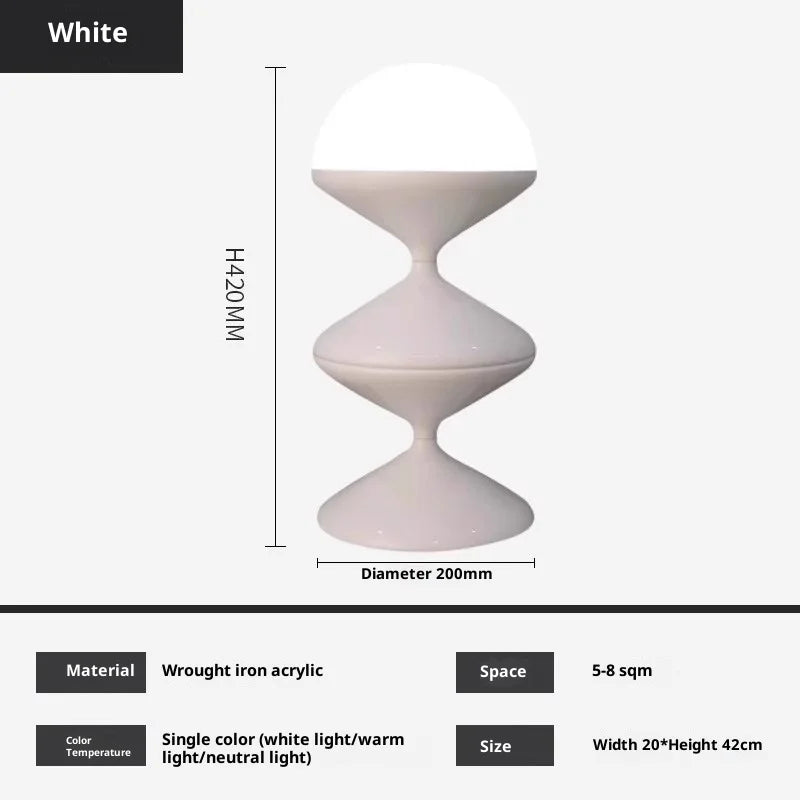 Lighting Modern  –  Scandinavian Mid-Century Cream Gourd Floor Lamp Organic Modern for Living Room Bedroom Sofa Ambient Lighting  Floor Lamp LED