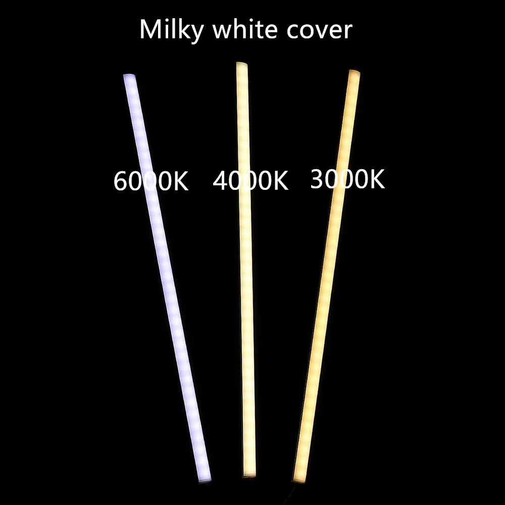 Lighting Modern  –  LED cabinet bar light  5730 36LEDs Kitchen light under furniture 12V DC 50cm profile aluminum led hard strip Linear lights