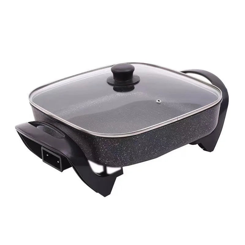 Quare pan multifunctional household electric cooking pan non-stick integrated electric frying pan electric chafing dish