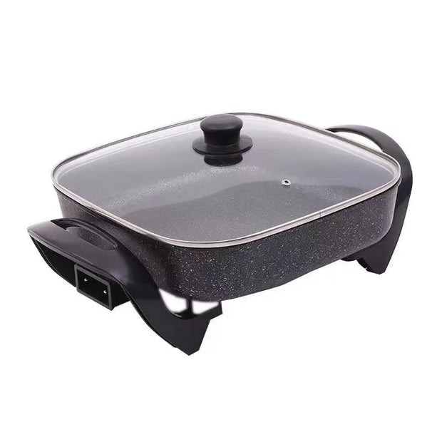 Quare pan multifunctional household electric cooking pan non-stick integrated electric frying pan electric chafing dish