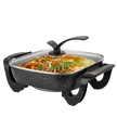 Quare pan multifunctional household electric cooking pan non-stick integrated electric frying pan electric chafing dish