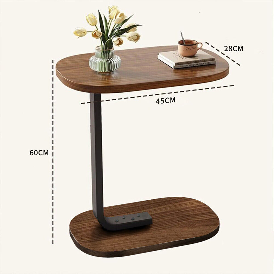 Modern Coffee Side End Table Desk Bedside Sofa Tea Tables Wooden Metal
