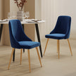 Blue Velvet Bistro Dining Set