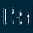 4Set / 16PCS Gold Royal Court Cutlery Set - Vintage Hollow Engraved 410 Stainless Steel Dinnerware with Gift Box